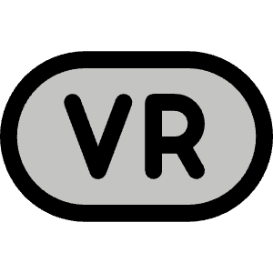 Virtual Reality Duotone Icon from Phosphor Duotone Set