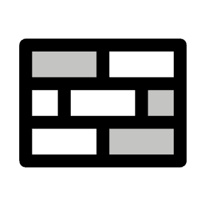 Wall Duotone Icon from Phosphor Duotone Set