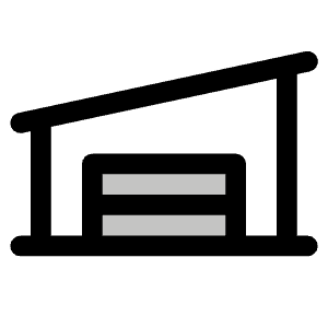 Warehouse Duotone Icon from Phosphor Duotone Set