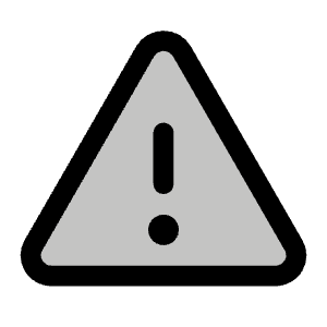 Warning Duotone Icon from Phosphor Duotone Set
