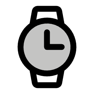 Watch Duotone Icon from Phosphor Duotone Set
