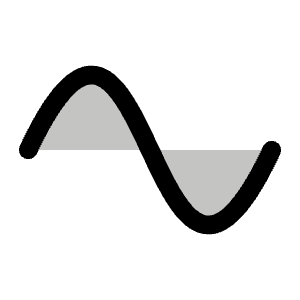 Wave Sine Duotone Icon from Phosphor Duotone Set