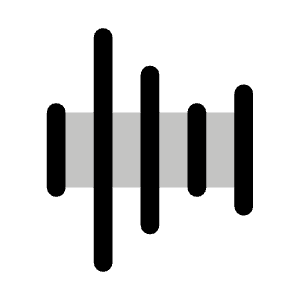Waveform Duotone Icon from Phosphor Duotone Set