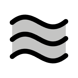 Waves Duotone Icon from Phosphor Duotone Set