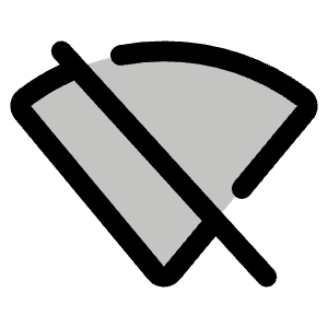 Wifi Slash Duotone Icon from Phosphor Duotone Set