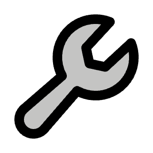 Wrench Duotone Icon from Phosphor Duotone Set