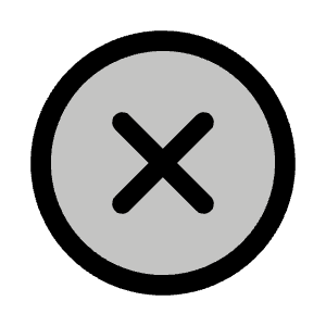 X Circle Duotone Icon from Phosphor Duotone Set