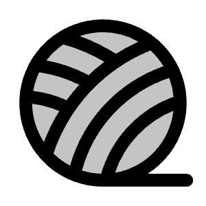 Yarn Duotone Icon from Phosphor Duotone Set