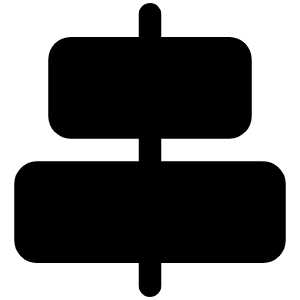 Align Center Horizontal Fill Icon from Phosphor Fill Set