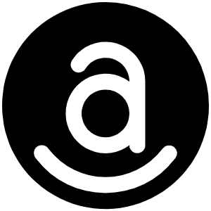 Amazon Logo Fill Icon from Phosphor Fill Set