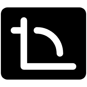 Angle Fill Icon from Phosphor Fill Set