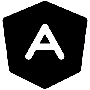 Angular Logo Fill Icon from Phosphor Fill Set