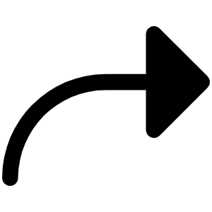 Arrow Bend Up Right Fill Icon from Phosphor Fill Set