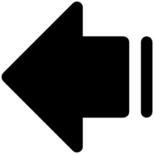 Arrow Fat Line Left Fill Icon from Phosphor Fill Set