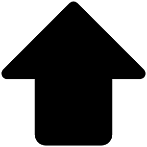Arrow Fat Up Fill Icon from Phosphor Fill Set