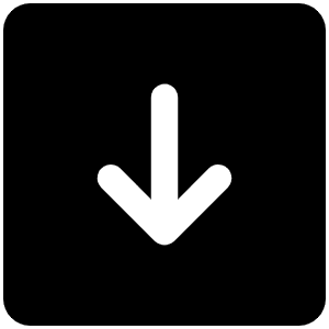 Arrow Square Down Fill Icon from Phosphor Fill Set