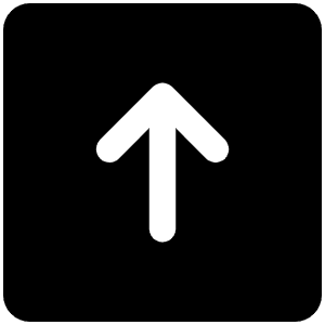 Arrow Square Up Fill Icon from Phosphor Fill Set