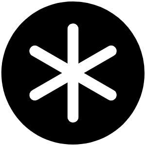 Asterisk Fill Icon from Phosphor Fill Set