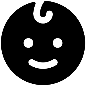 Baby Fill Icon from Phosphor Fill Set