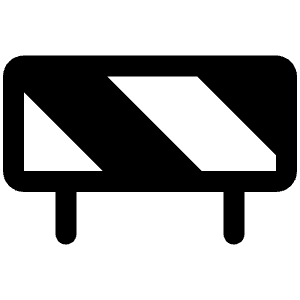 Barricade Fill Icon from Phosphor Fill Set
