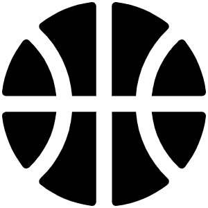 Basketball Fill Icon from Phosphor Fill Set