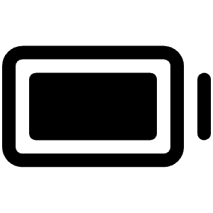 Battery Full Fill Icon from Phosphor Fill Set