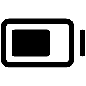 Battery High Fill Icon from Phosphor Fill Set