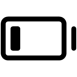 Battery Low Fill Icon from Phosphor Fill Set