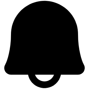 Bell Fill Icon from Phosphor Fill Set