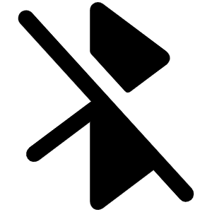 Bluetooth Slash Fill Icon from Phosphor Fill Set