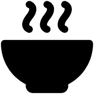 Bowl Steam Fill Icon from Phosphor Fill Set