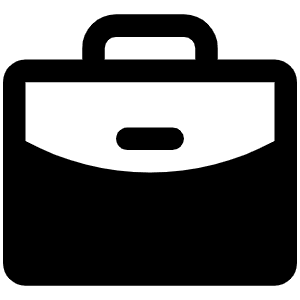 Briefcase Fill Icon from Phosphor Fill Set