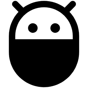 Bug Droid Fill Icon from Phosphor Fill Set