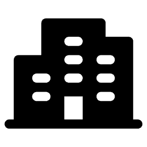 Building Apartment Fill Icon from Phosphor Fill Set
