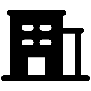 Building Office Fill Icon from Phosphor Fill Set