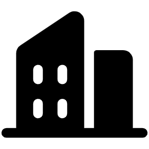 Buildings Fill Icon from Phosphor Fill Set