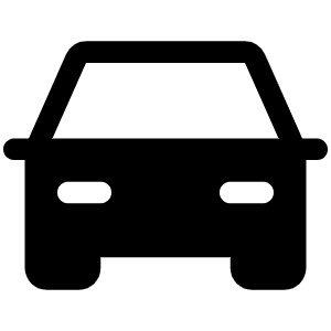 Car Fill Icon from Phosphor Fill Set