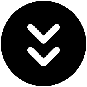 Caret Circle Double Down Fill Icon from Phosphor Fill Set