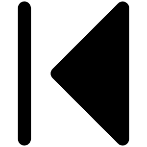 Caret Line Left Fill Icon from Phosphor Fill Set