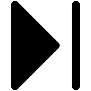 Caret Line Right Fill Icon from Phosphor Fill Set