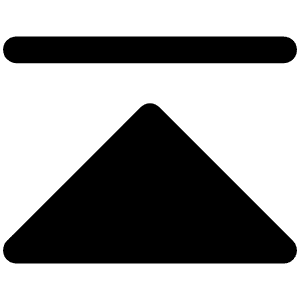 Caret Line Up Fill Icon from Phosphor Fill Set