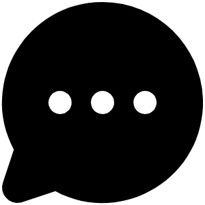 Chat Circle Dots Fill Icon from Phosphor Fill Set