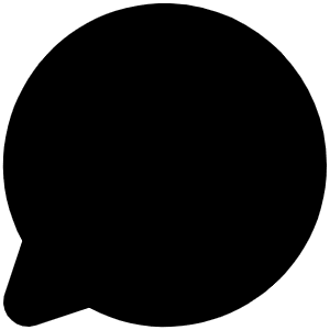 Chat Circle Fill Icon from Phosphor Fill Set