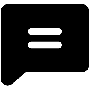 Chat Text Fill Icon from Phosphor Fill Set