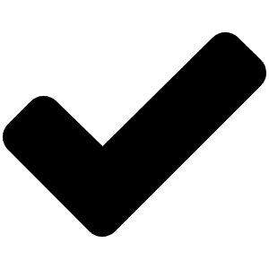 Check Fat Fill Icon from Phosphor Fill Set