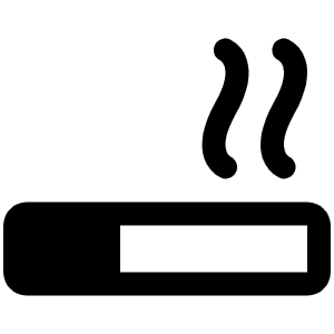 Cigarette Fill Icon from Phosphor Fill Set