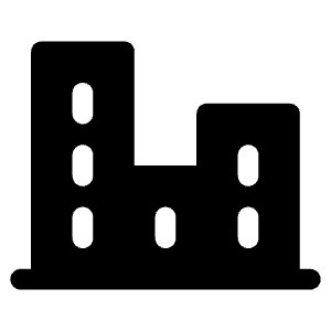 City Fill Icon from Phosphor Fill Set