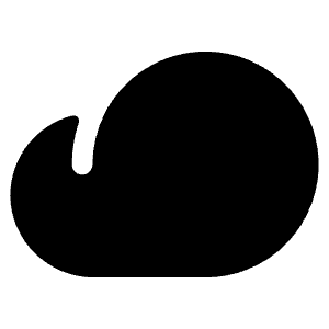 Cloud Fill Icon from Phosphor Fill Set