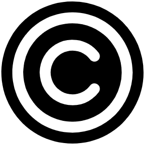 Copyright Fill Icon from Phosphor Fill Set