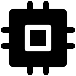 Cpu Fill Icon from Phosphor Fill Set